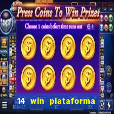 14 win plataforma de jogos